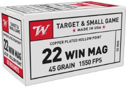 WINCHESTER AMMO 22 WMR DYNAPOINT HP CP 45 GR