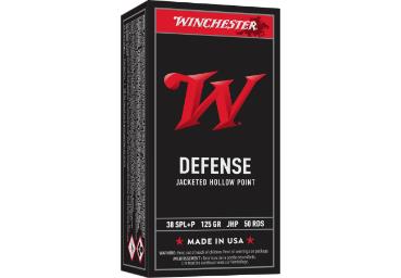 WINCHESTER AMMO 38 SPECIAL +P USA PERSONAL PROT JHP 125GR