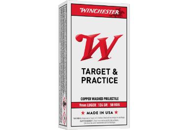 WINCHESTER AMMO 9MM USA TARGET FMJ 124 GR
