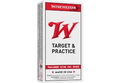WINCHESTER AMMO 9MM USA TARGET FMJ 147 GR