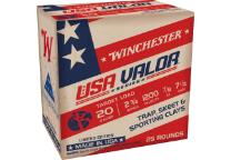 WINCHESTER AMMO 20 GA 2-3/4" LS 7/8 7-1/2 USA VALOR