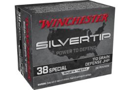 WINCHESTER Ammunition 38 SPECIAL SILVERTIP HP 110 gr