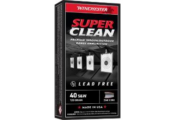 WINCHESTER AMMO 40 S&W SUPER CLEAN TARGET FMJ 120 GR