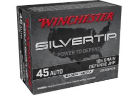 WINCHESTER Ammunition 45 AUTO SILVERTIP HP 185 gr