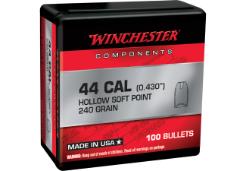 WINCHESTER BULLETS 44 CAL 0.430" HOLLOW SOFT POINT 240 GR