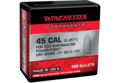 WINCHESTER BULLETS 450 BUSHMASTER 260 GR PP