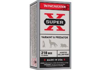WINCHESTER Ammunition 218 BEE SUPER-X VARMINT JHP 46 gr
