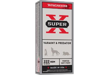 WINCHESTER Ammunition 222 REM SUPER-X VARMINT JSP 50 gr