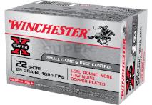 WINCHESTER Ammunition 22 SHORT SUPER-X LOW NOISE LRN CP 29 gr