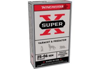 WINCHESTER Ammunition 25-06 REM SUPERX POSITIVE EXPNDING POINT90GR