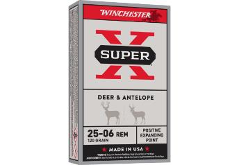 WINCHESTER Ammunition 25-06 REM SUPERX POSITIVE EXPNDINGPOINT120GR