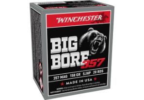 WINCHESTER AMMO 357 MAG 158 GR SJHP BIG BORE