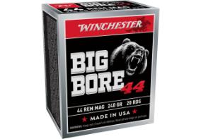 WINCHESTER AMMO 44 REM MAG 240 GR SJHP BIG BORE