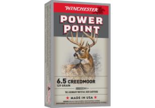 WINCHESTER Ammunition 6.5 CREEDMOOR POWER-POINT 129 gr