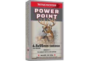 WINCHESTER Ammunition 6.5 X 55 SWEDISH MAUSER POWER-POINT 140 gr