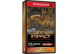 WINCHESTER Ammunition 6.5 CREEDMOOR COPPER IMPACT 125 gr LEAD FREE