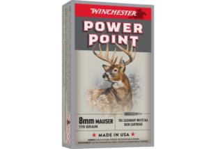 WINCHESTER Ammunition 8MM MAUSER POWER-POINT 170 gr