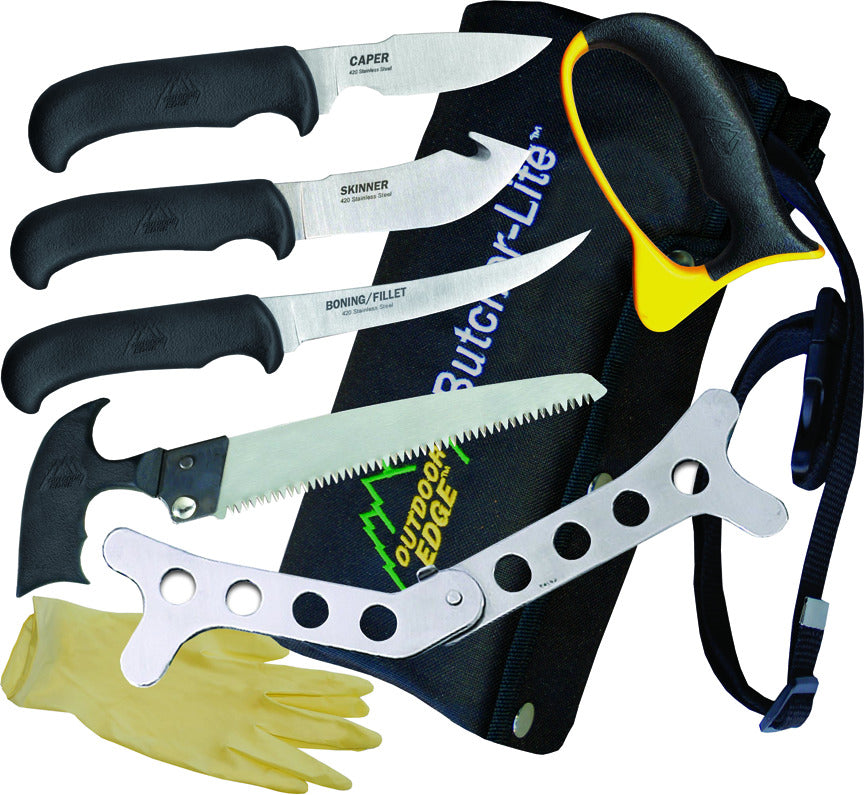Outdoor Edge Butcher Lite Field Dressing Kit, 7 Piece