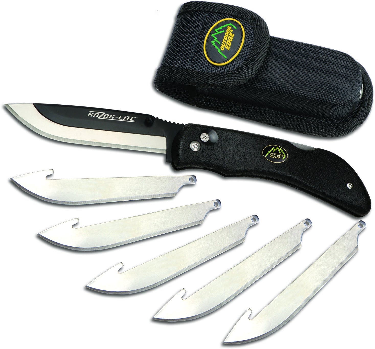 OUTDOOR EDGE RAZOR-LITE 3.5 " BLACK W/ 6 BLADES