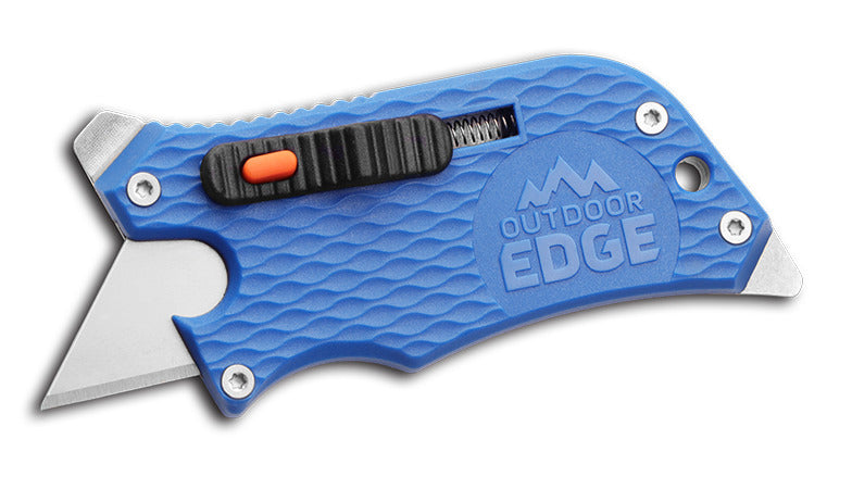Outdoor Edge SWB-10C Slidewinder Folding Utility Knife, Orange