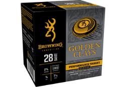 BROWNING AMMO 28 GA 2-3/4" #7.5 GOLDEN CLAYS 3/4 OZ