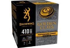 BROWNING AMMO 410 GA 2-1/2" #8 GOLDEN CLAYS 1/2 OZ