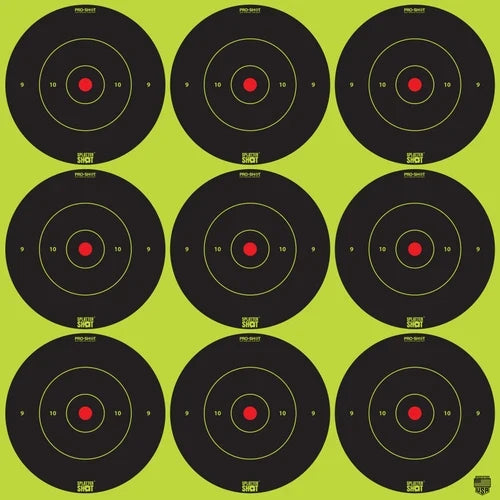Pro-Shot 2" Green Splattershot Bullseye