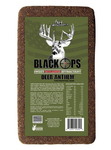 AniLogics 73101 Deer Anthem Molasses Protein Brick 5lb