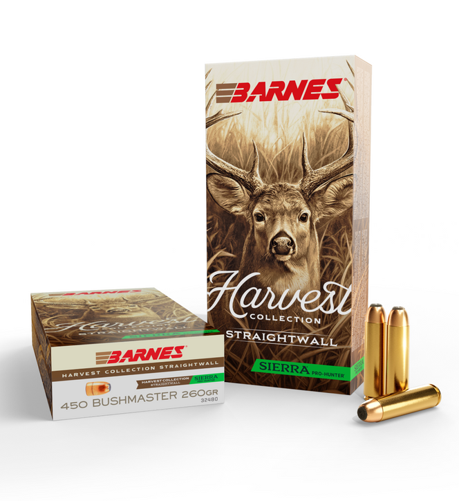Barnes Harvest Collection 450 Bushmaster 260gr Pro-Hunter Ammunition - 20 Rounds