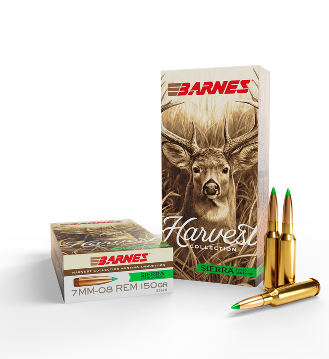 Barnes Harvest Collection 7mm-08 Rem 150gr Ammunition - 20 Rounds