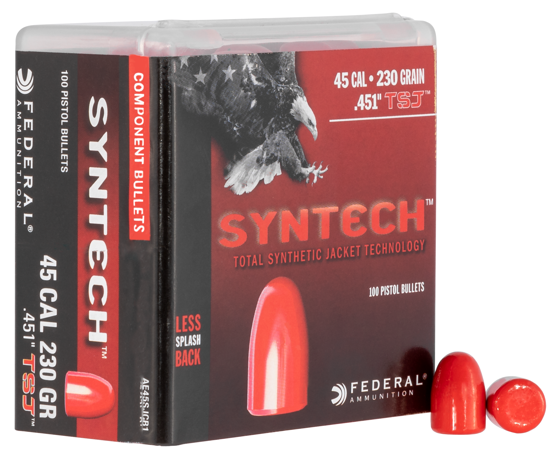 Federal Syntech .451 230GR Tsj/cb 100 Per/box