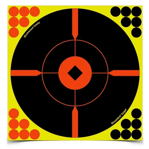 Birchwood Casey Shoot-N-C 12" Crosshair Bullseye Target – 5 Pack