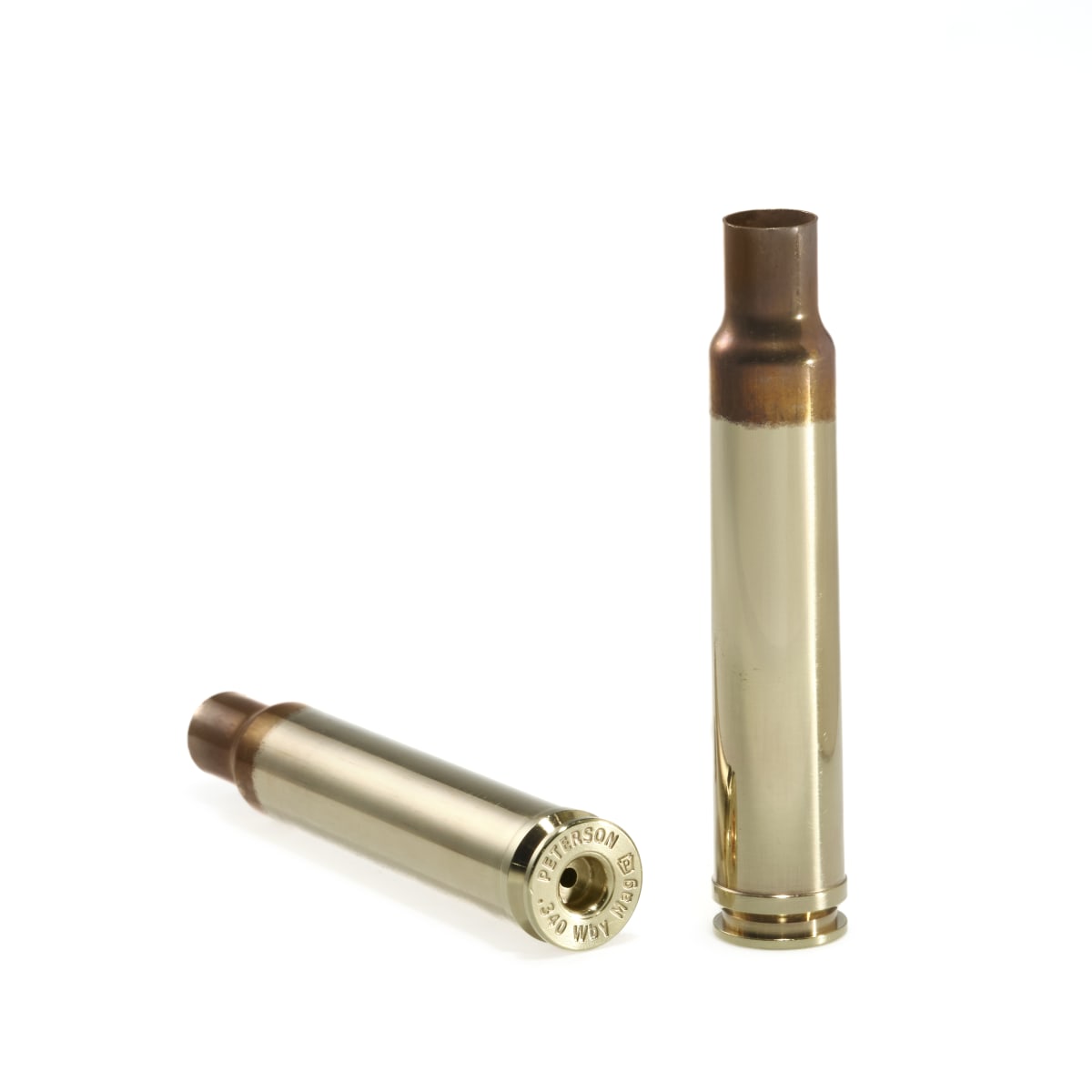 Peterson Cartridge 340 Weatherby Magnum Match-Grade Unprimed Brass - 50 Count product image