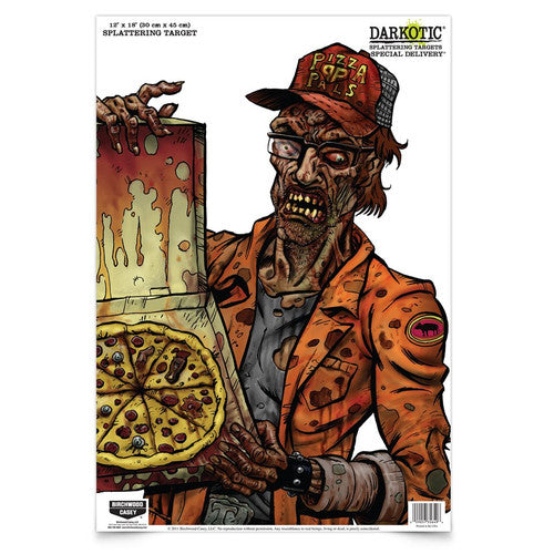 Birchwood Casey Darkotic 12" x 18" Humanoid Targets – 8 Pack – Special Delivery