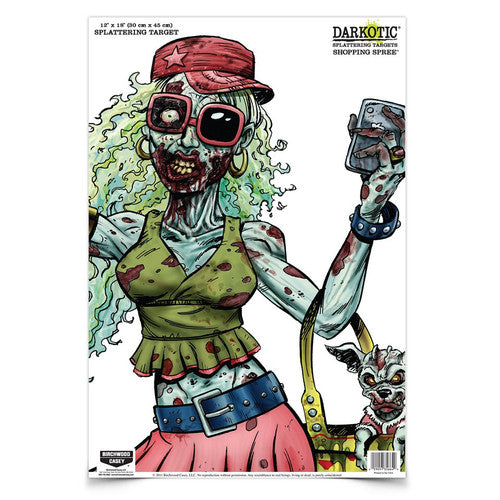 Birchwood Casey Darkotic 12" x 18" Humanoid Targets – 8 Pack – Shopping Spree
