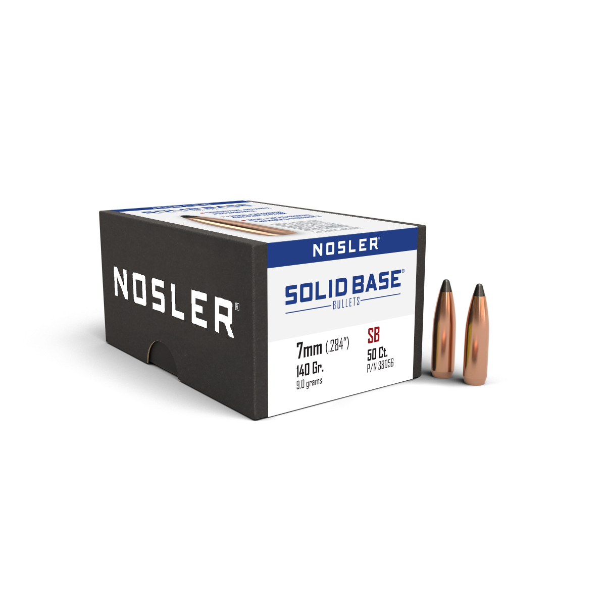 Nosler 7mm 140gr Spitzer Solid Base product image