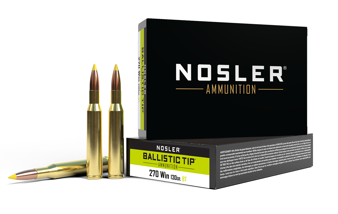 Nosler 270 Win 130gr Ballistic Tip Ammunition product image