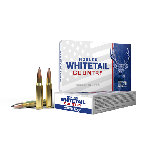 Nosler Whitetail Country 308 Win 165gr Sbsp Ammunition product image