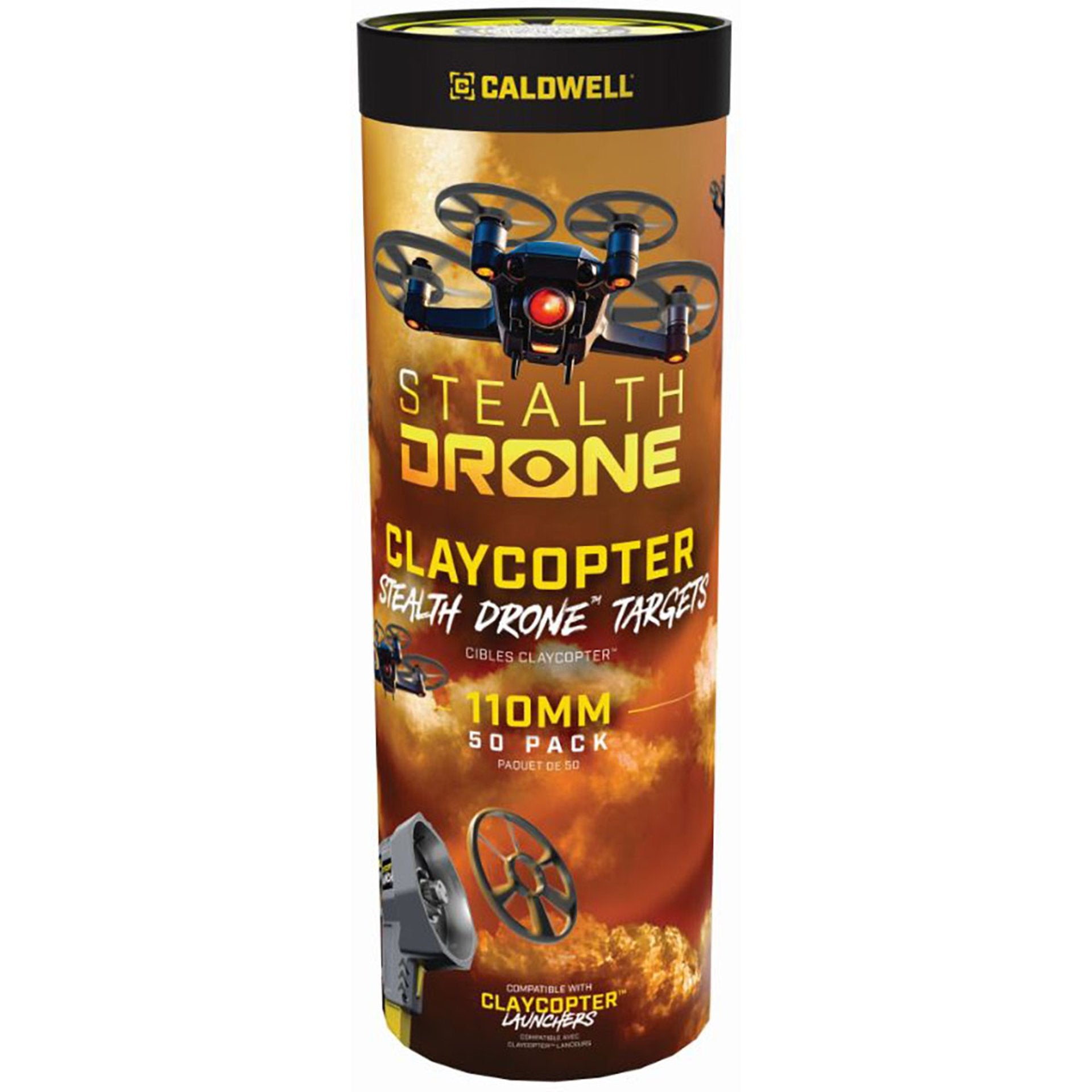Caldwell ClayCopter Stealth Drone 110mm Targets - 50 Pack product image