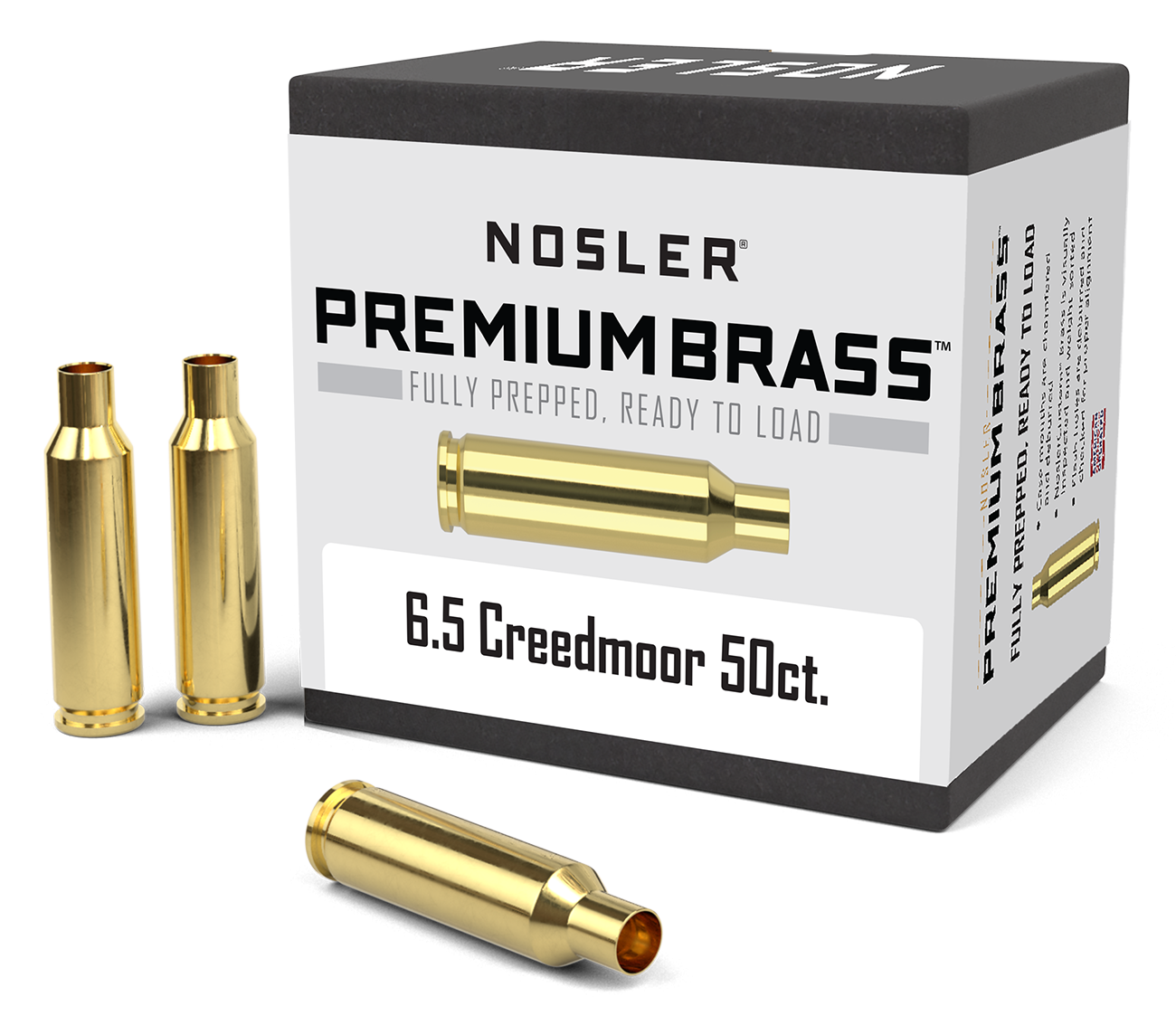 Nosler 6.5 Creemoor Premium Brass (50ct) product image