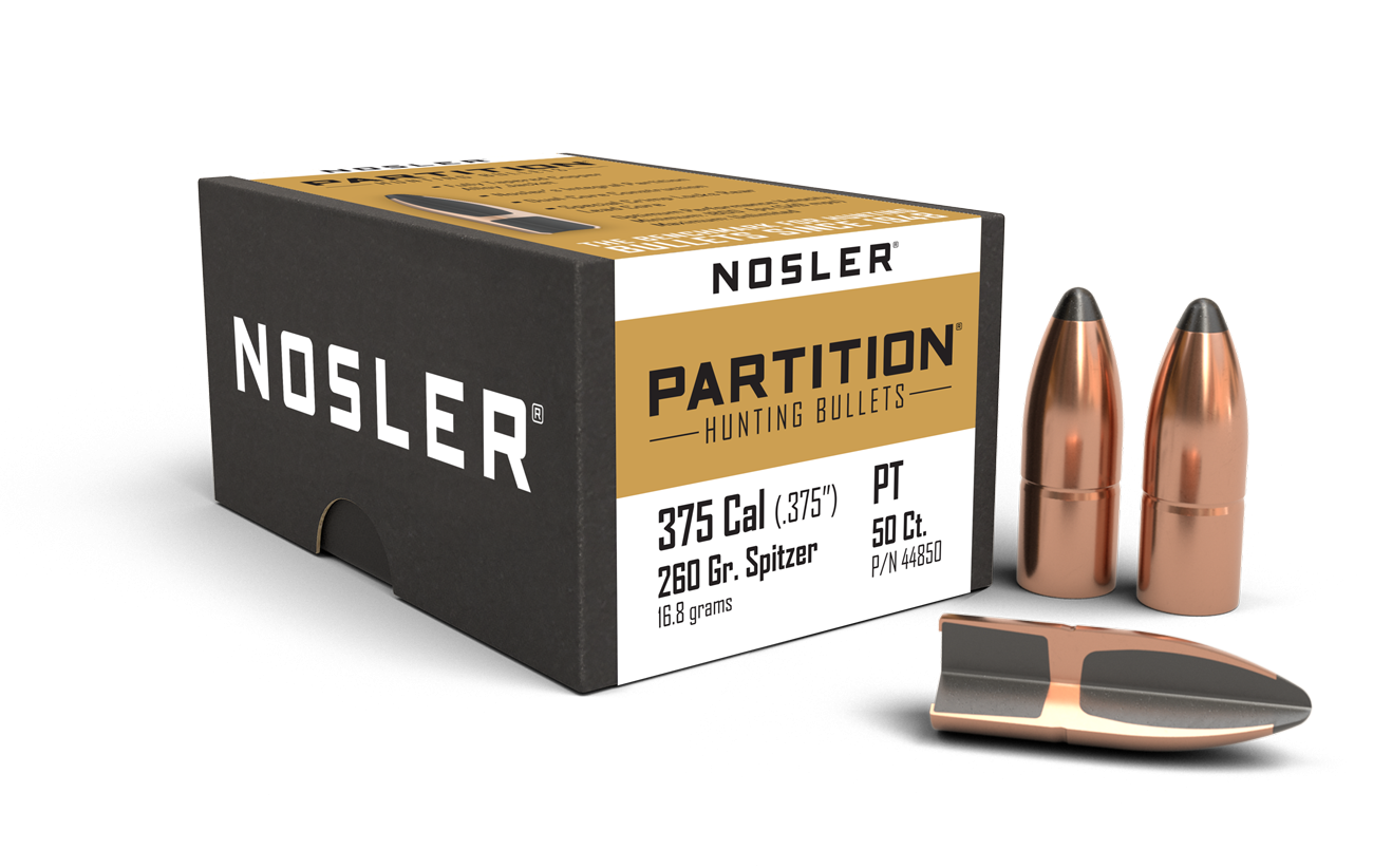 Nosler 375 Caliber 260gr Spitzer Partition product image