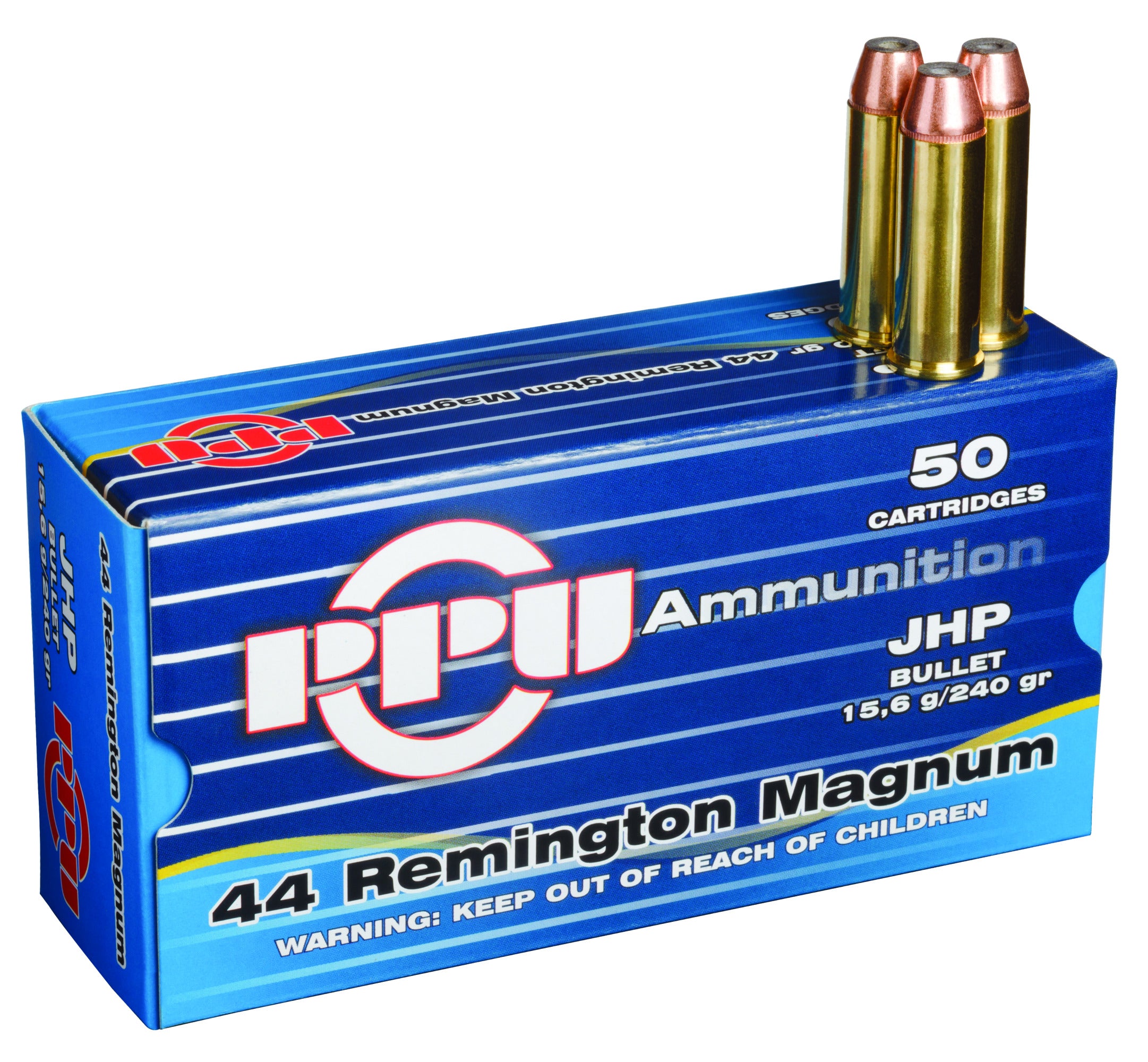 PPU, .44 Magnum, JHP, 240 Grain, 50 Rounds