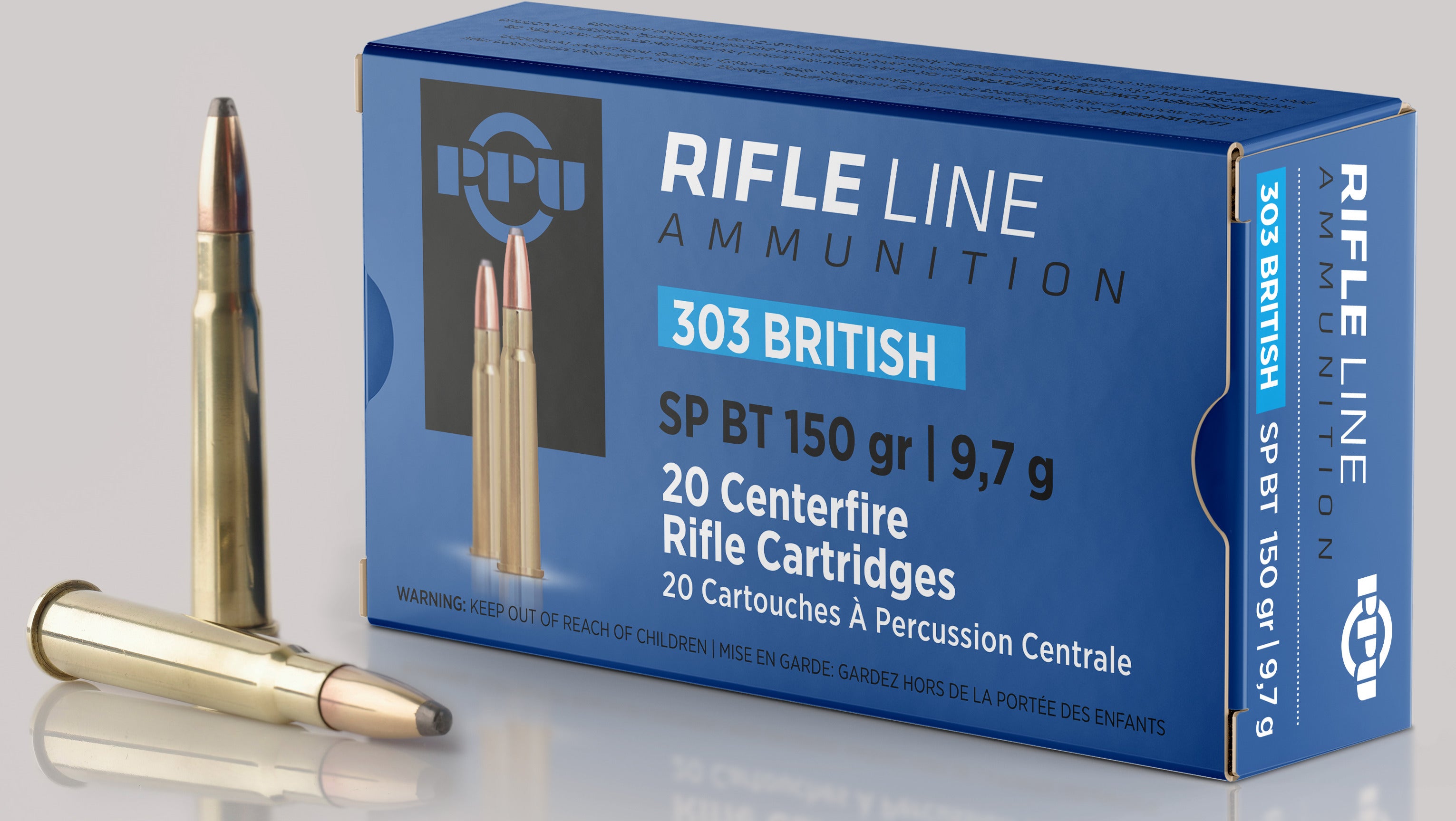 PPU Standard Centerfire Brass 150Gr .303 BRT SP