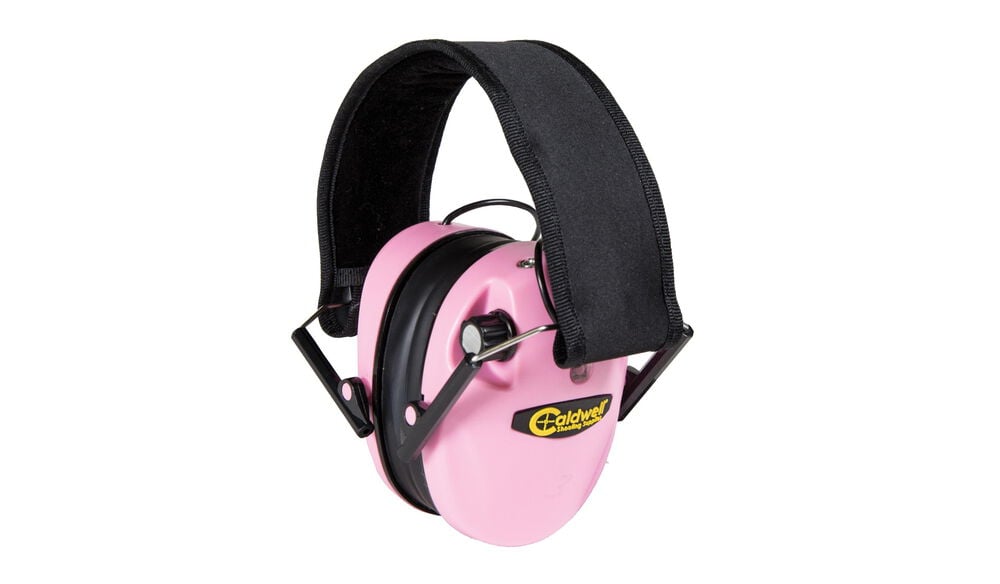 Caldwell E-MAX Low Profile Electronic Hearing Protection – Pink