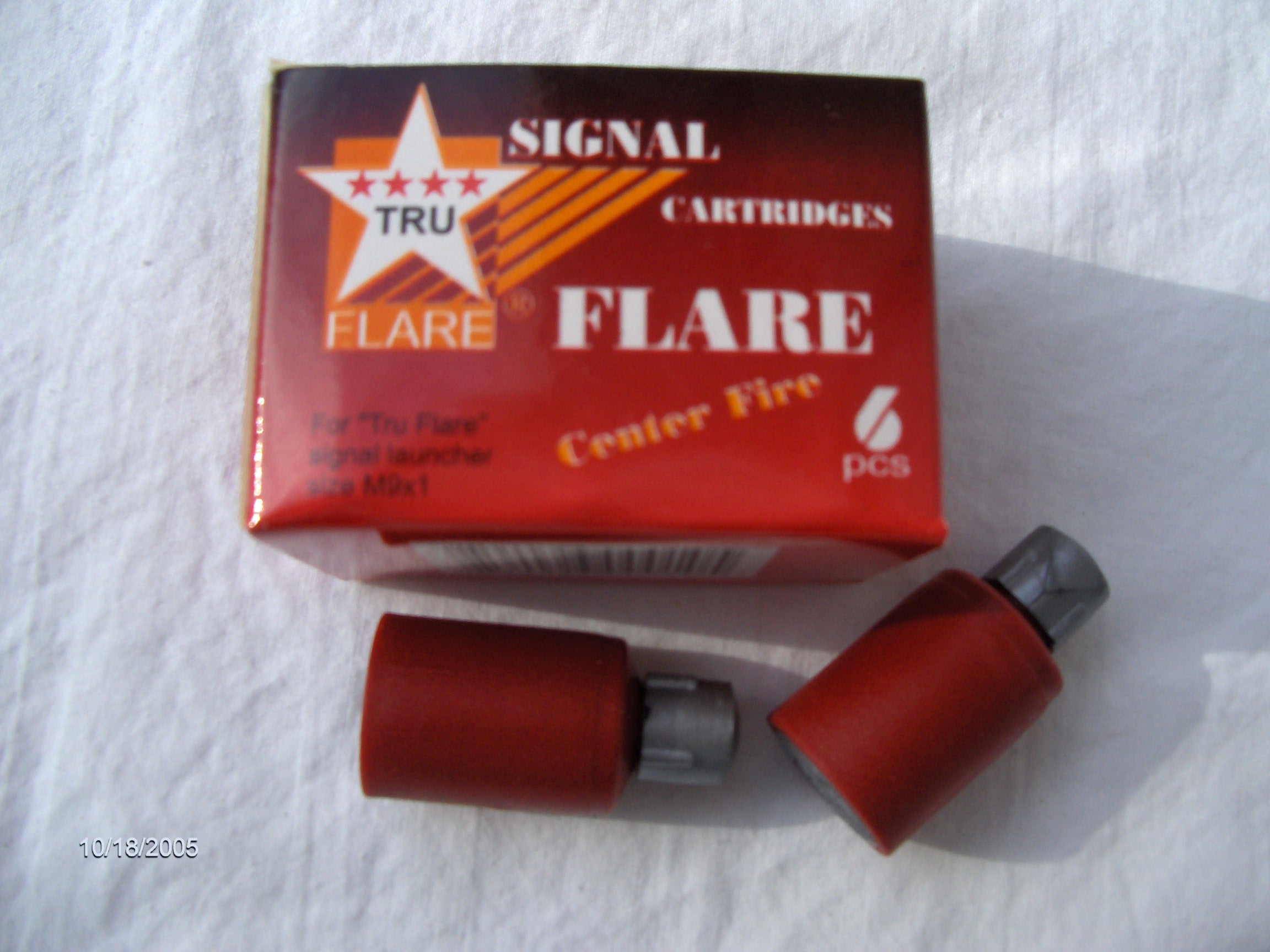 Tru Flare 20RED 15mm Signal Flares - 6 PK