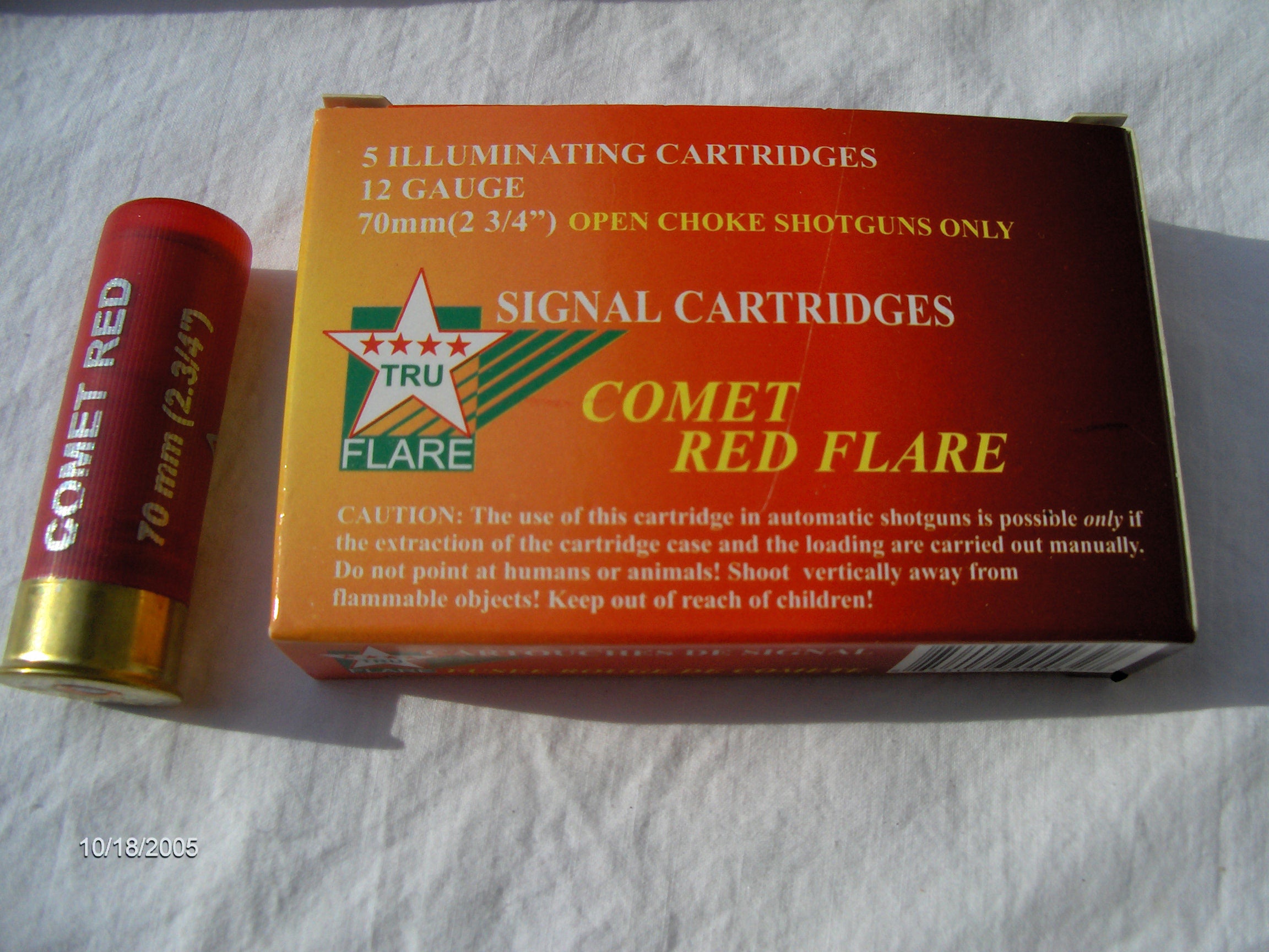 Tru Flare 12GA Red Comet - 5 PK