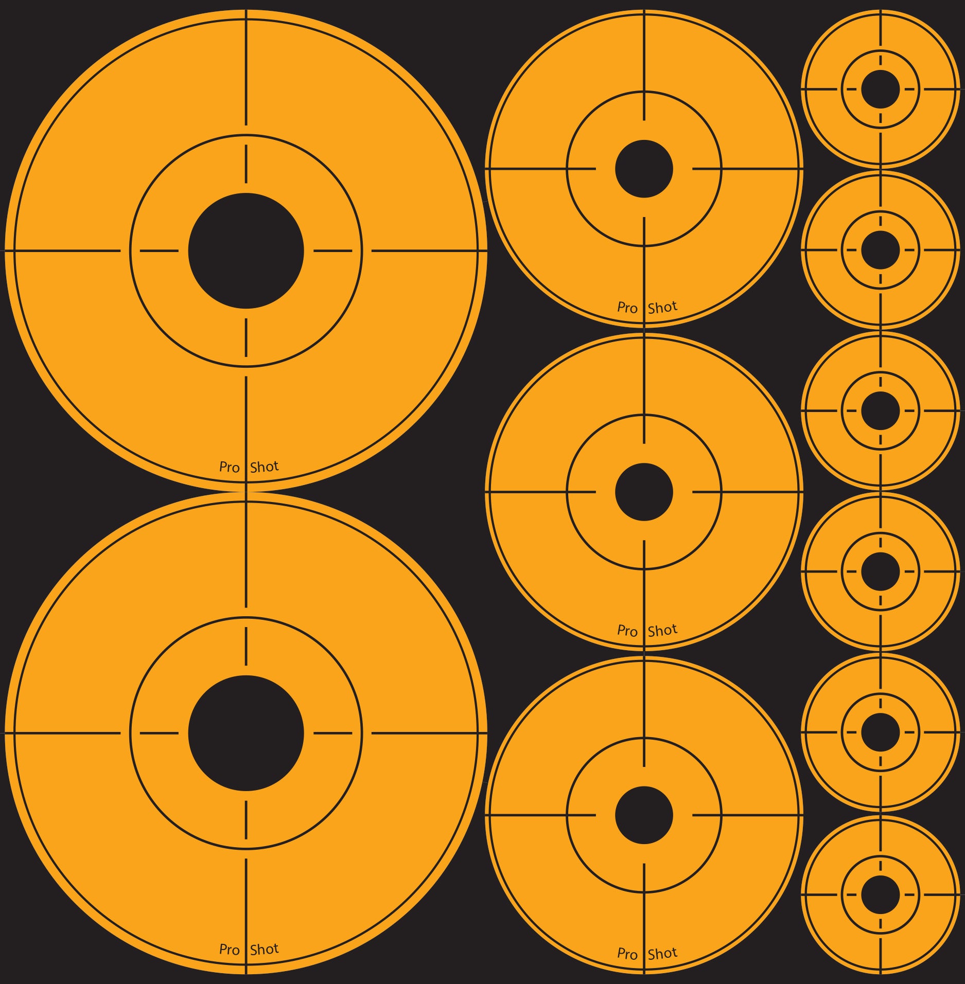 Pro-Shot ASSORTED-DOT Orange Peel &