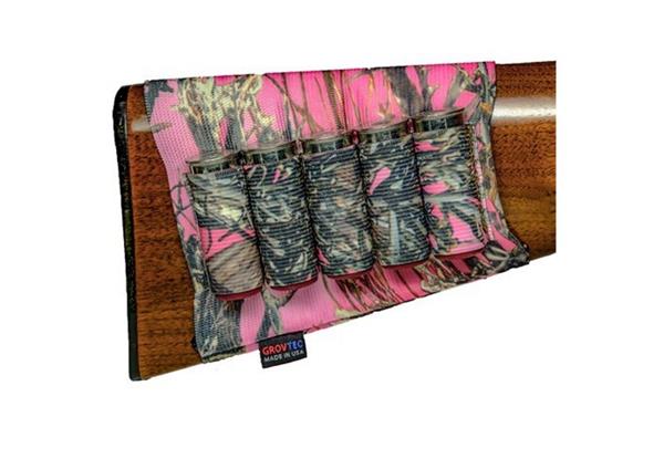 GrovTec BUTTSTOCK CARTRIDGE SHELL HOLDER- SHOTGUN TTPNK