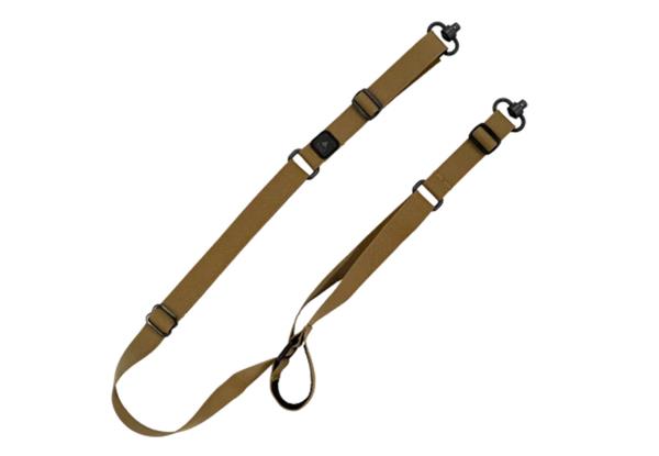 GrovTec QS 2-POINT 1" SABRE SLING-with PUSH BUTN SWIVELS-COBRN