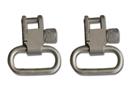 GrovTec 1.25" Locking Swivel Set - Satin Nickel - GTSW04